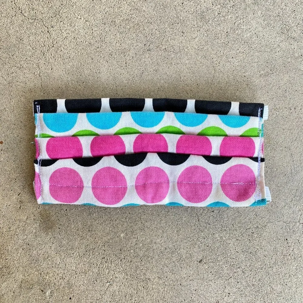 Polka Dot Cloth Face Mask